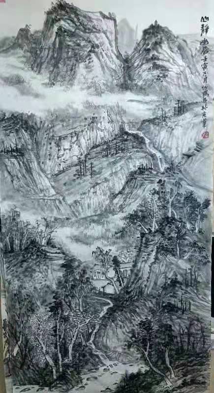 任鹤民国画作品欣赏 作者/铁四师 任鹤民