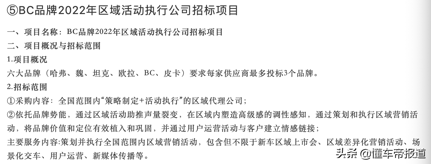 独家｜代号“BC”，长城汽车又一个新品牌？或将年内发布