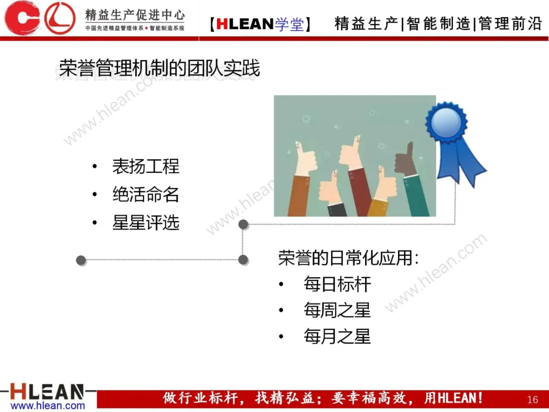 「精益学堂」团队管理常用的七个机制