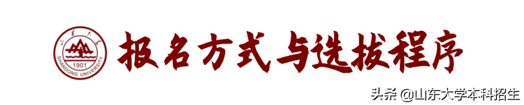 山东大学2022年强基计划招生简章