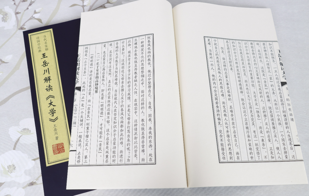 善品堂藏书：读国学也可以轻松有趣，《王岳川解读<大学>》