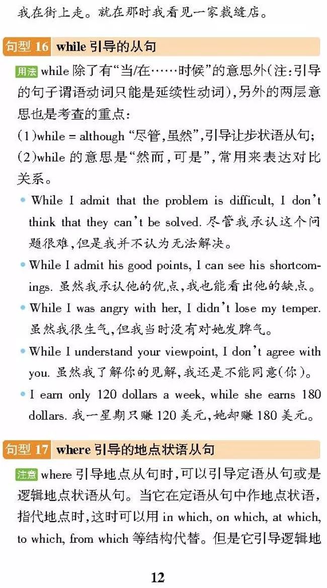 2022高考一轮复习必读：高考英语必考40个重点句型汇总