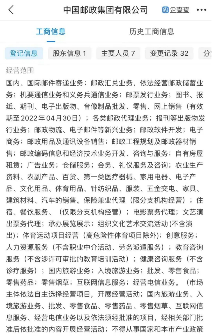 从巨亏142亿“爬”上世界第2，国企邮政竟有10种“副业”？