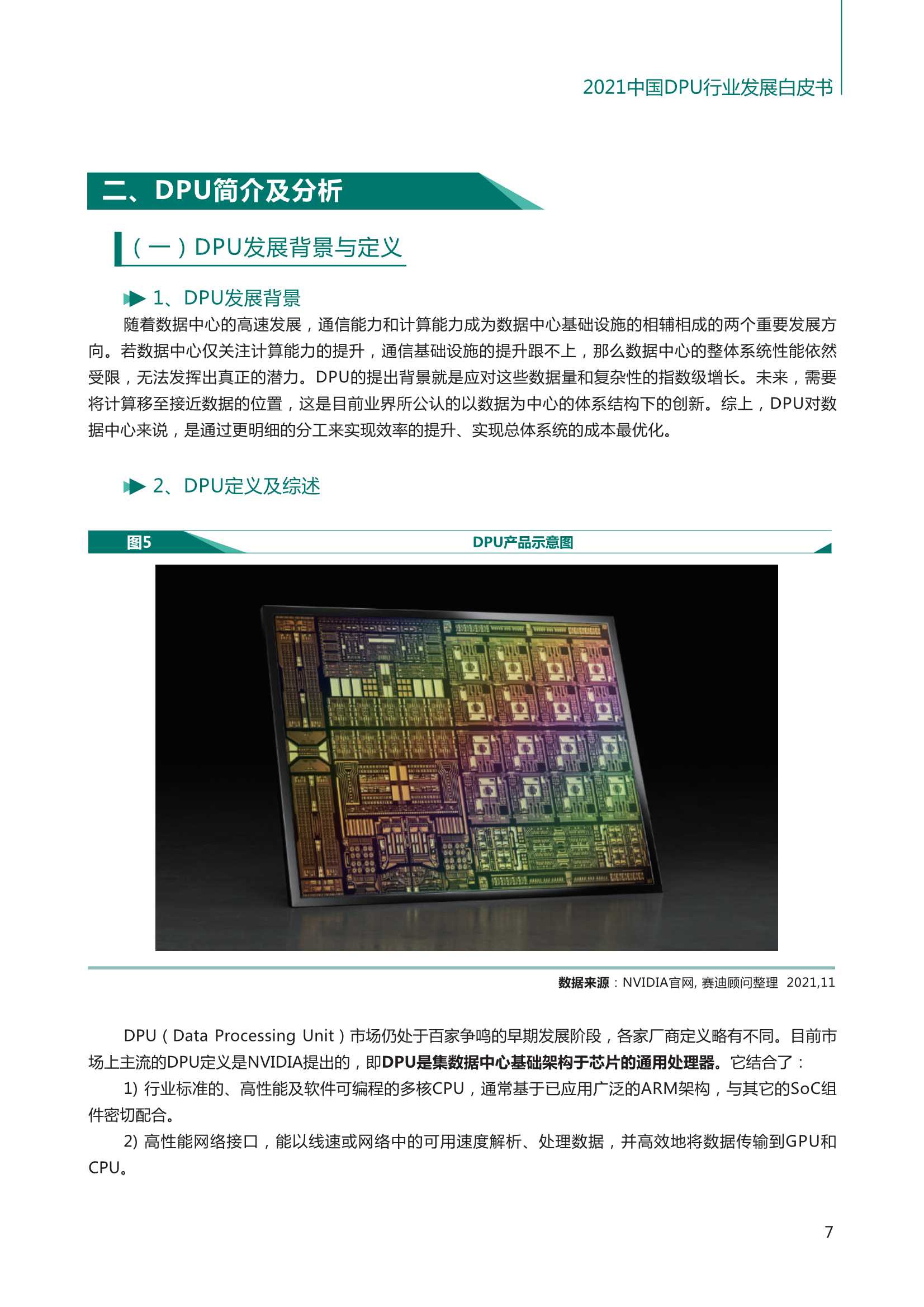 2021中国DPU行业发展白皮书（赛迪顾问）