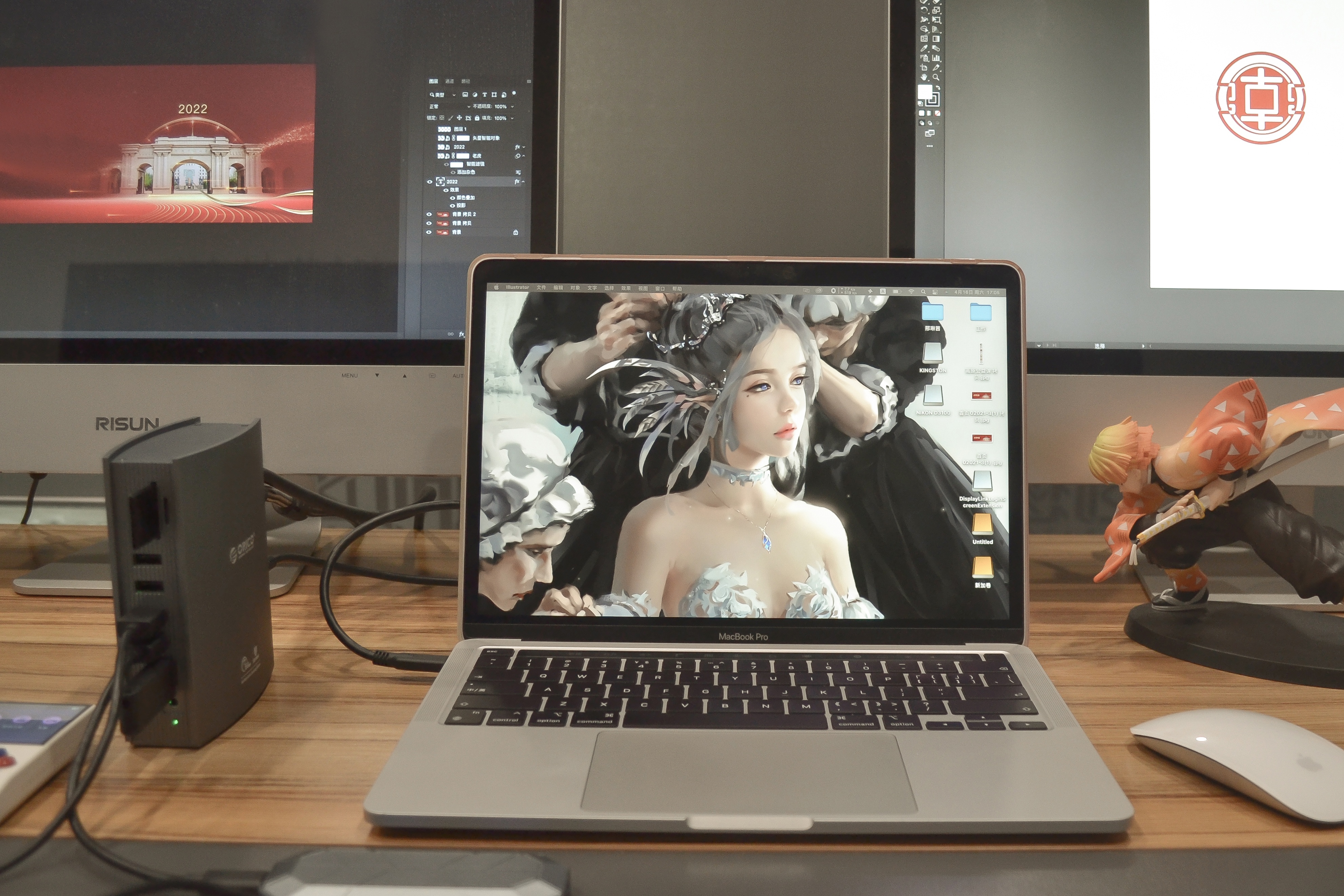 苹果Macbook分屏日常：试试ORICO奥睿科 15合一多功能扩展坞