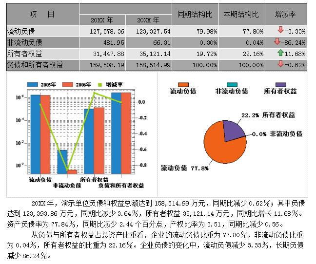 2021年末财务分析报告范文模板（完整版）