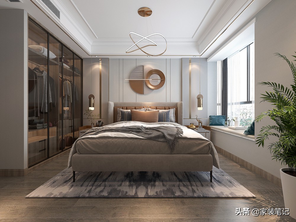 郑州夫妻的二层复式楼，把餐厨空间做到二楼，很实用，而且还敞亮