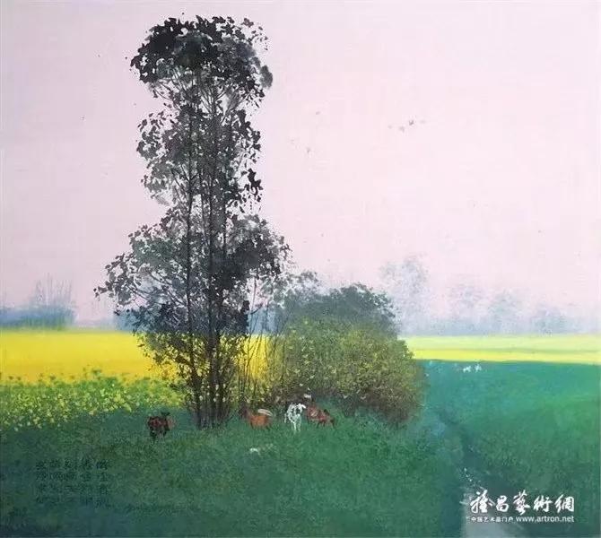 现代名家国画，中西元素八字风水家居画（一）