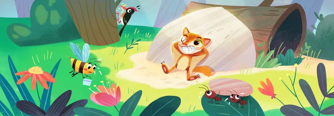 绘本系统课丨最流行的PS扁平纹理绘本风基础课＋提升课来了