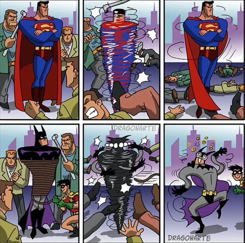 漫威DC搞笑漫画，蝙蝠侠和超人比赛射飞镖，闪电侠：你们礼貌吗？