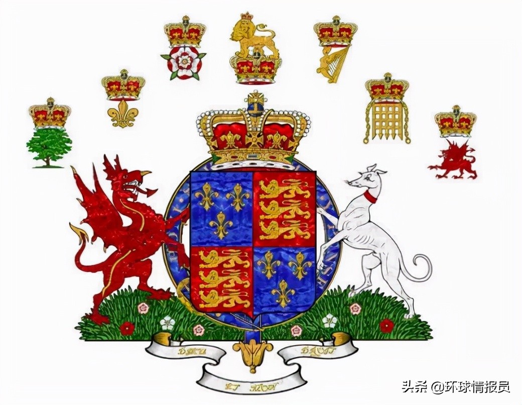 英国国徽，为什么写的是法语，而不是英语？