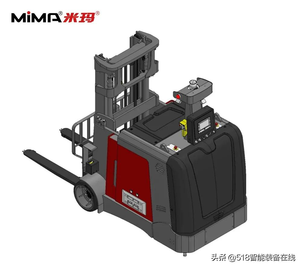 新品｜MiMA重磅推出2.5吨橡胶轮平衡重AGV专用本体MBV25