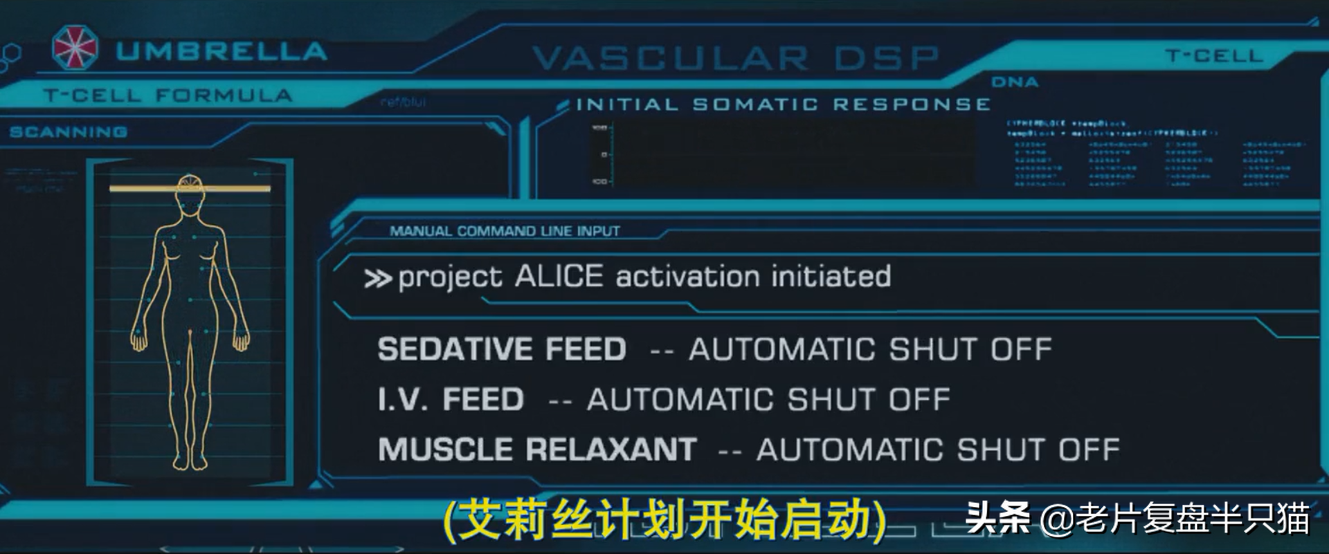 一口气看完6部《生化危机》连贯的故事情节，爱丽丝一生的故事