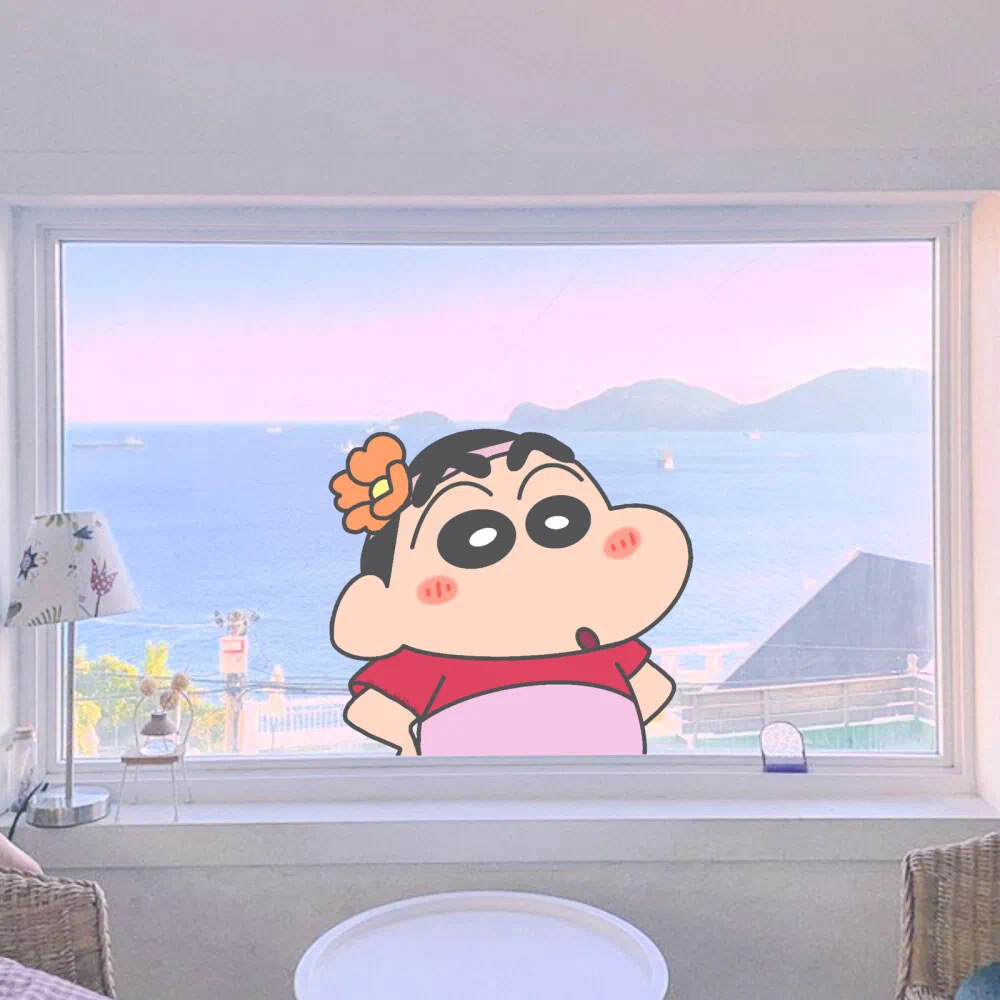 超可爱的蜡笔小新朋友圈背景图