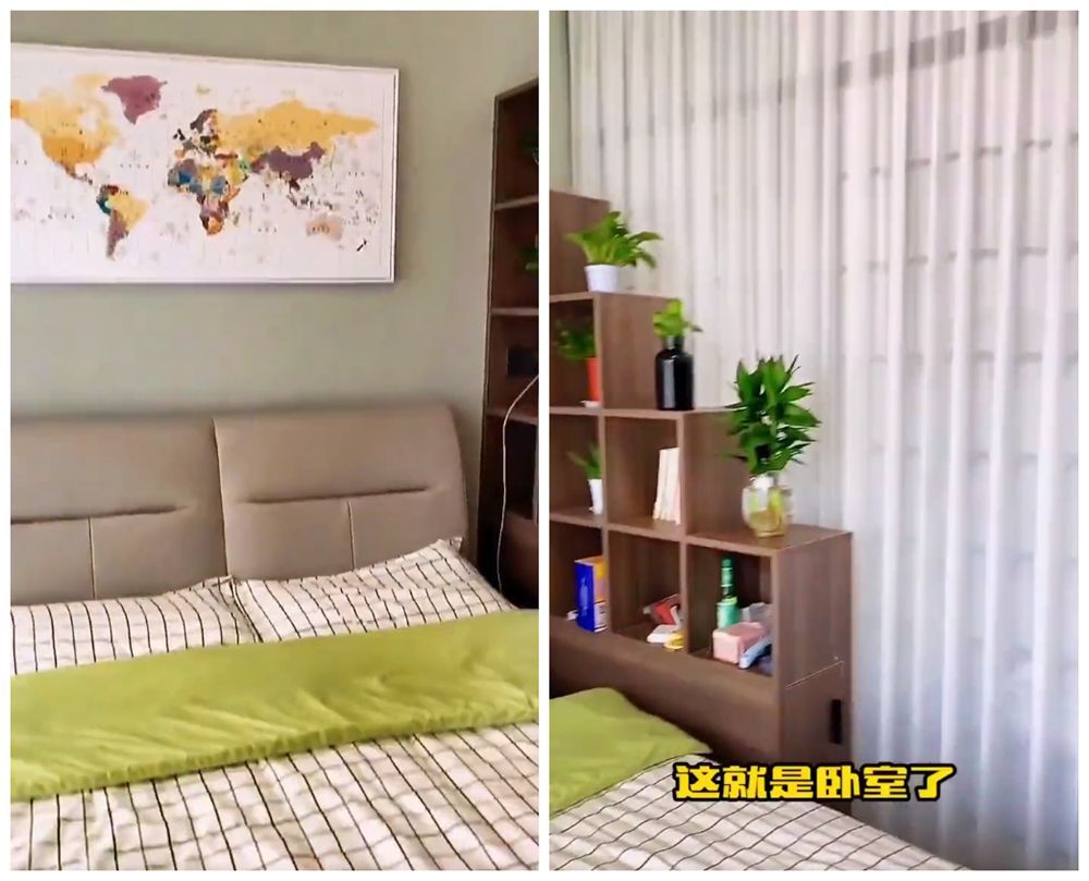 一位姑娘，將30㎡超小戶型重新裝潢，塞下1室1廳1廚1衛，真太牛了