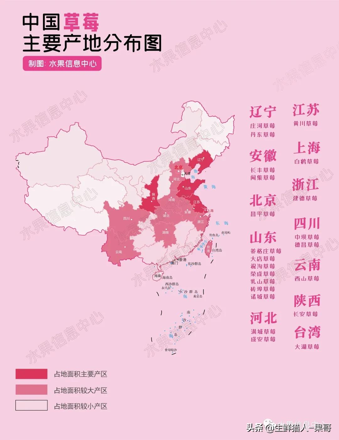 越秀草莓图片（中国草莓主要产地分布及品种介绍）