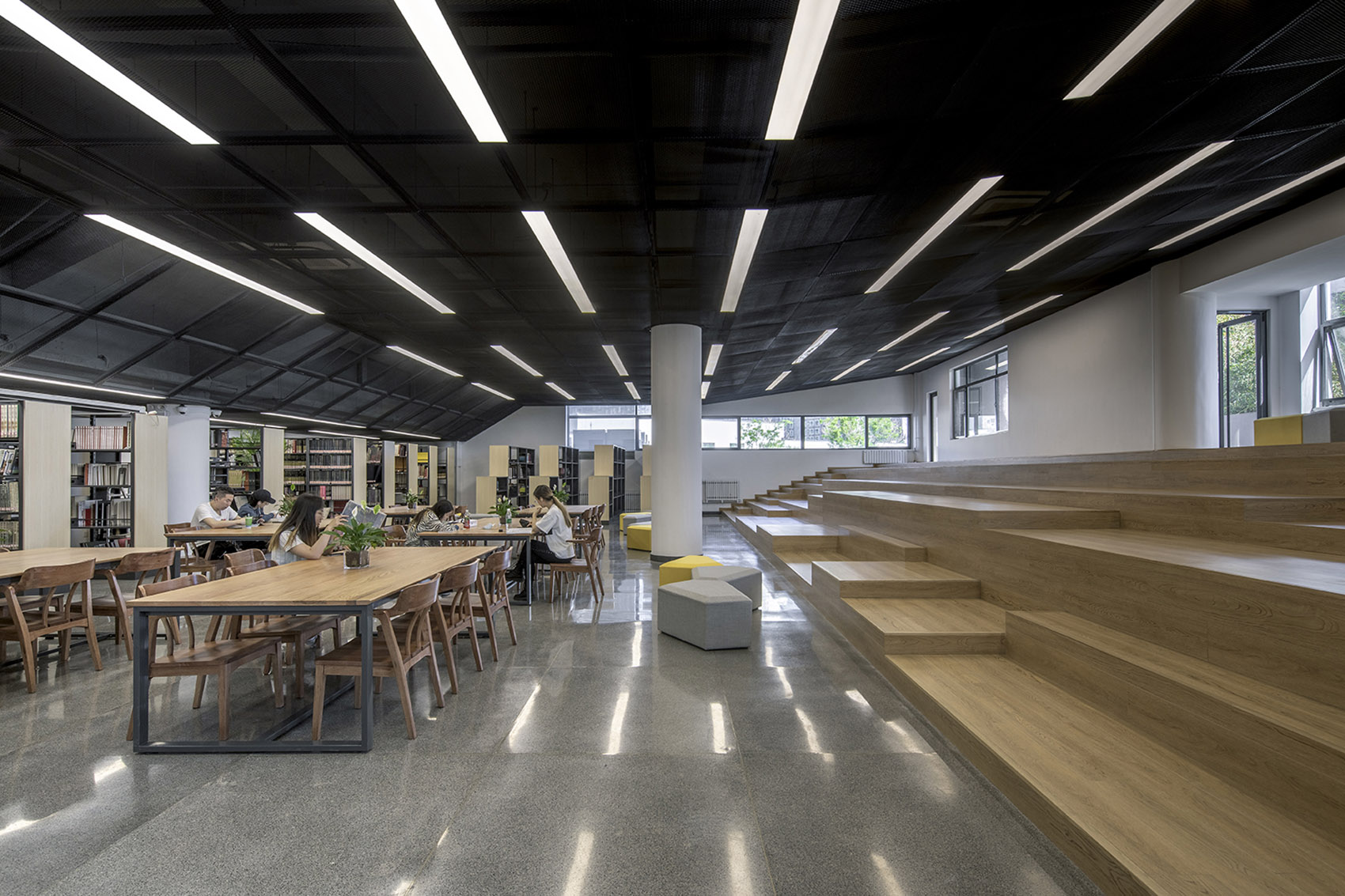 建筑案例欣赏——图书馆——中央美术学院燕郊校区图书馆改造