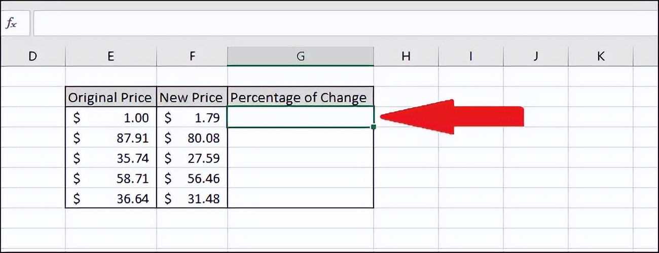 表格中超差百分比是什么公式(如何在 Excel 中查找值之间的差异百分比)