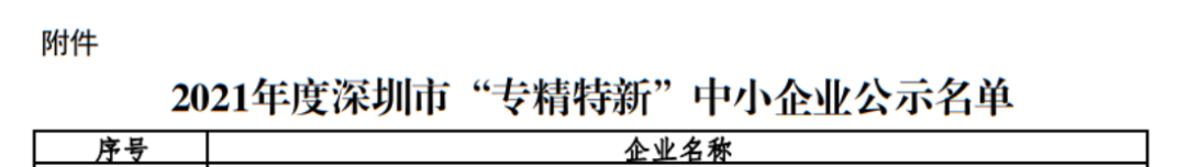 昂楷科技榮獲深圳市“專精特新”企業認定