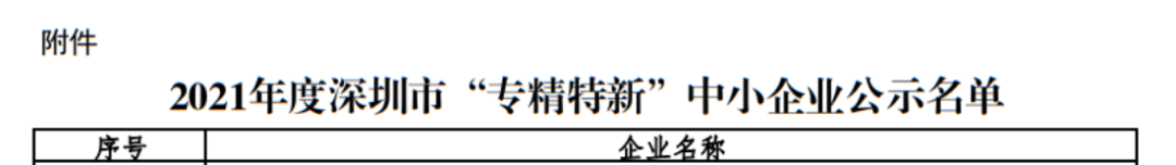 昂楷科技荣获深圳市“专精特新”企业认定