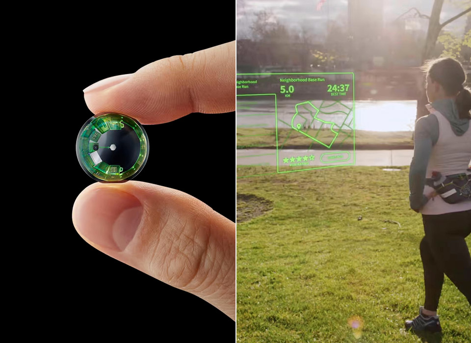 科幻片里的AR智能隐形眼镜已经被制造出来了，配备最密集显示器