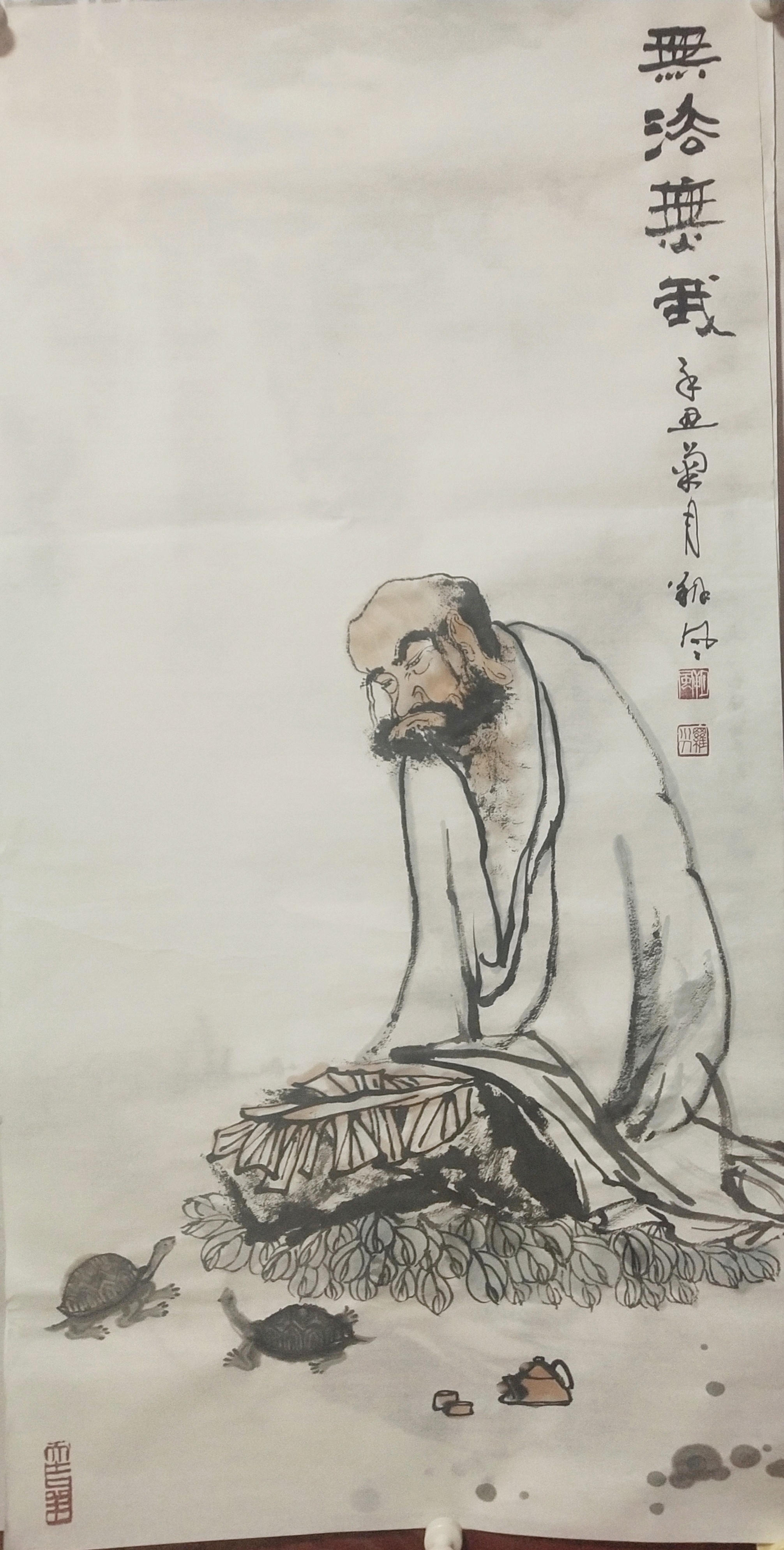 著名画家朔风禅意人物作品赏析