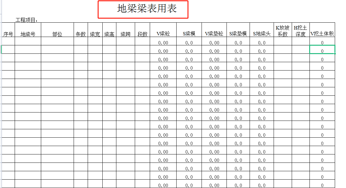 中建23套建筑工程预算表格合集，直接输入数据可以快速生成价格