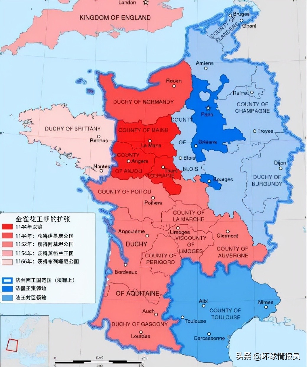 英国国徽，为什么写的是法语，而不是英语？