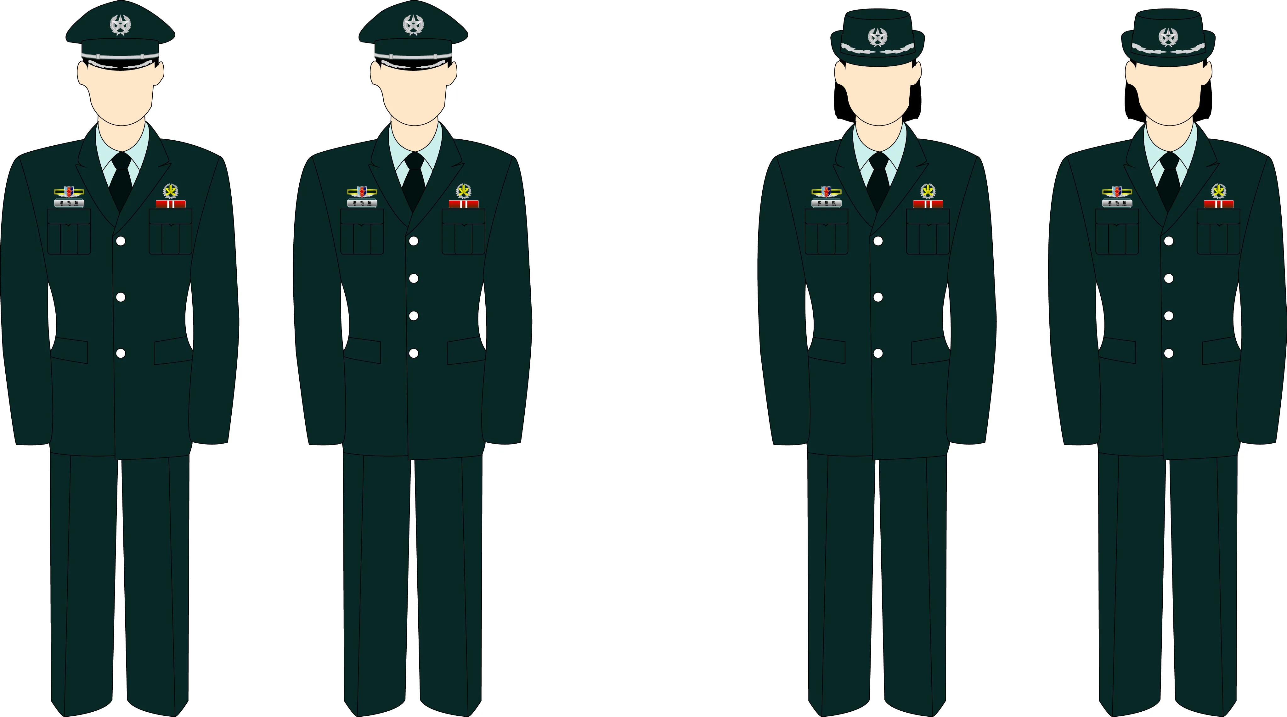 我带你认识一下文职的标识吧