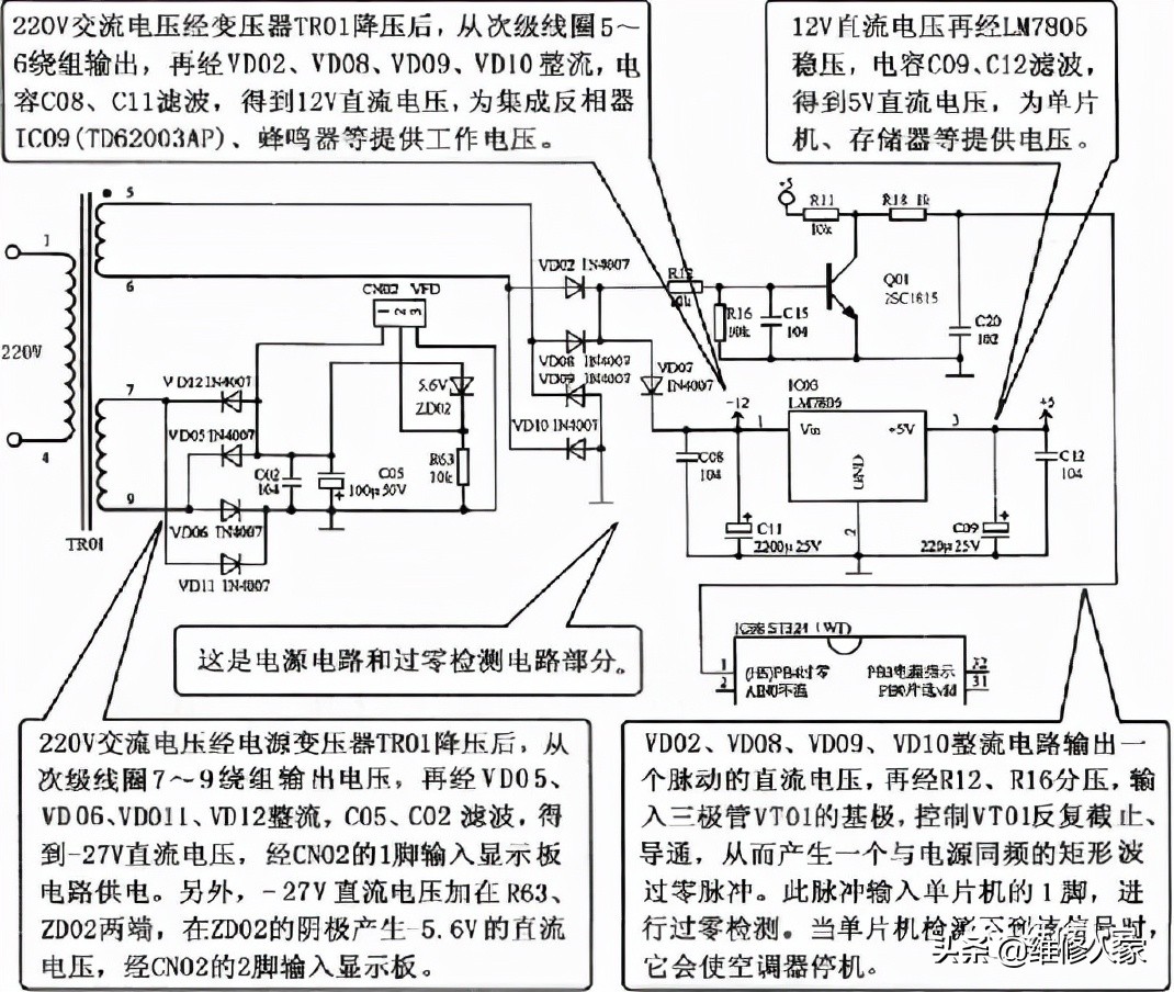 海信变频空调电气系统原理