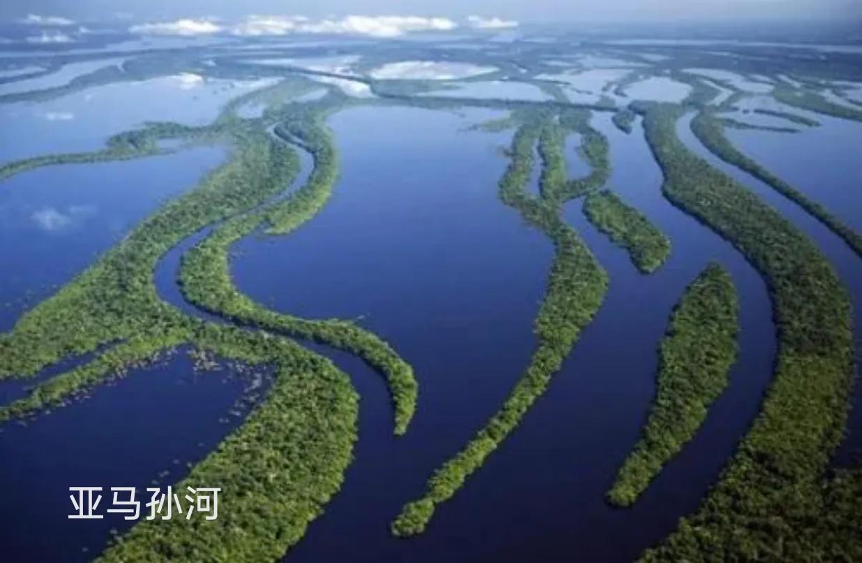 世界主要大河的流量与排名
