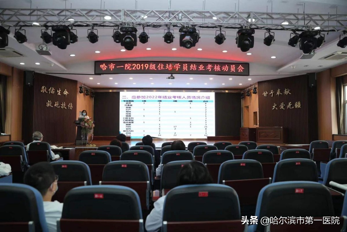 哈尔滨市第一医院举办2022年度住院医师规范化培训结业考核动员会
