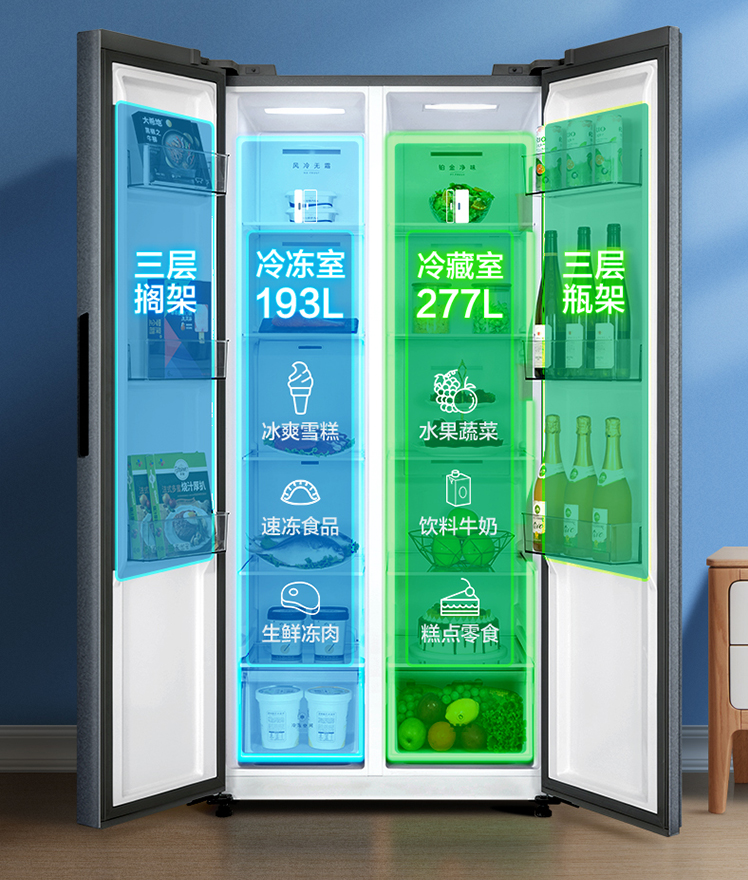 京东双开门冰箱排行榜：600L容量，3000价位都有哪些冰箱品牌？​
