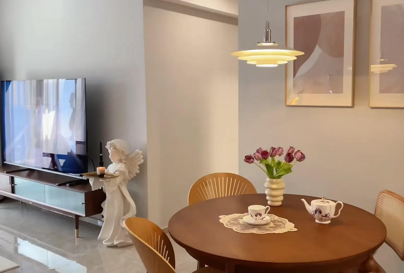 Roomtour｜来看22平的客餐厅｜我的客厅家具装修分享｜灯具分享