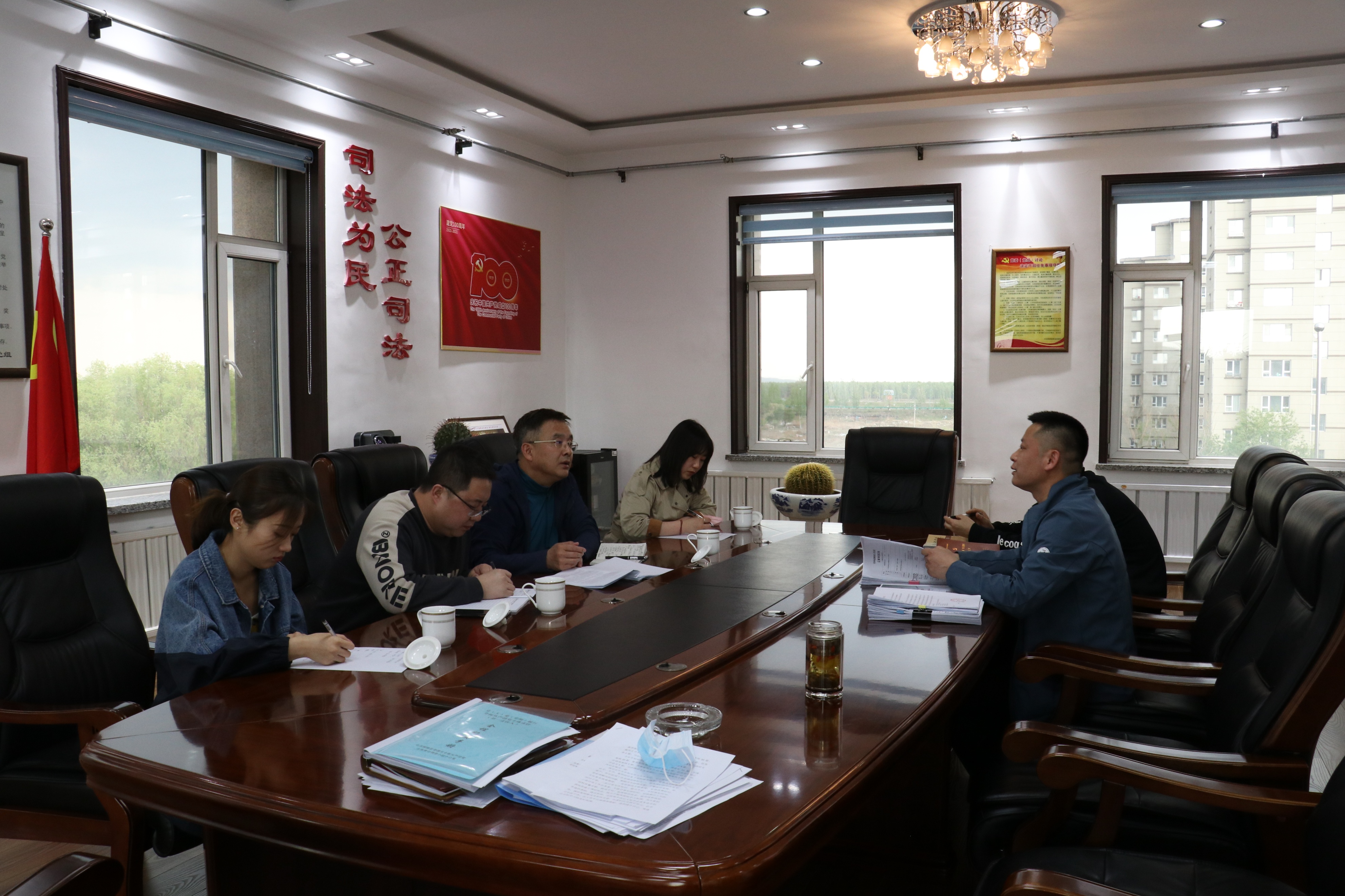通化市中级人民法院到辉南县人民法院调研指导执行转破产案件工作
