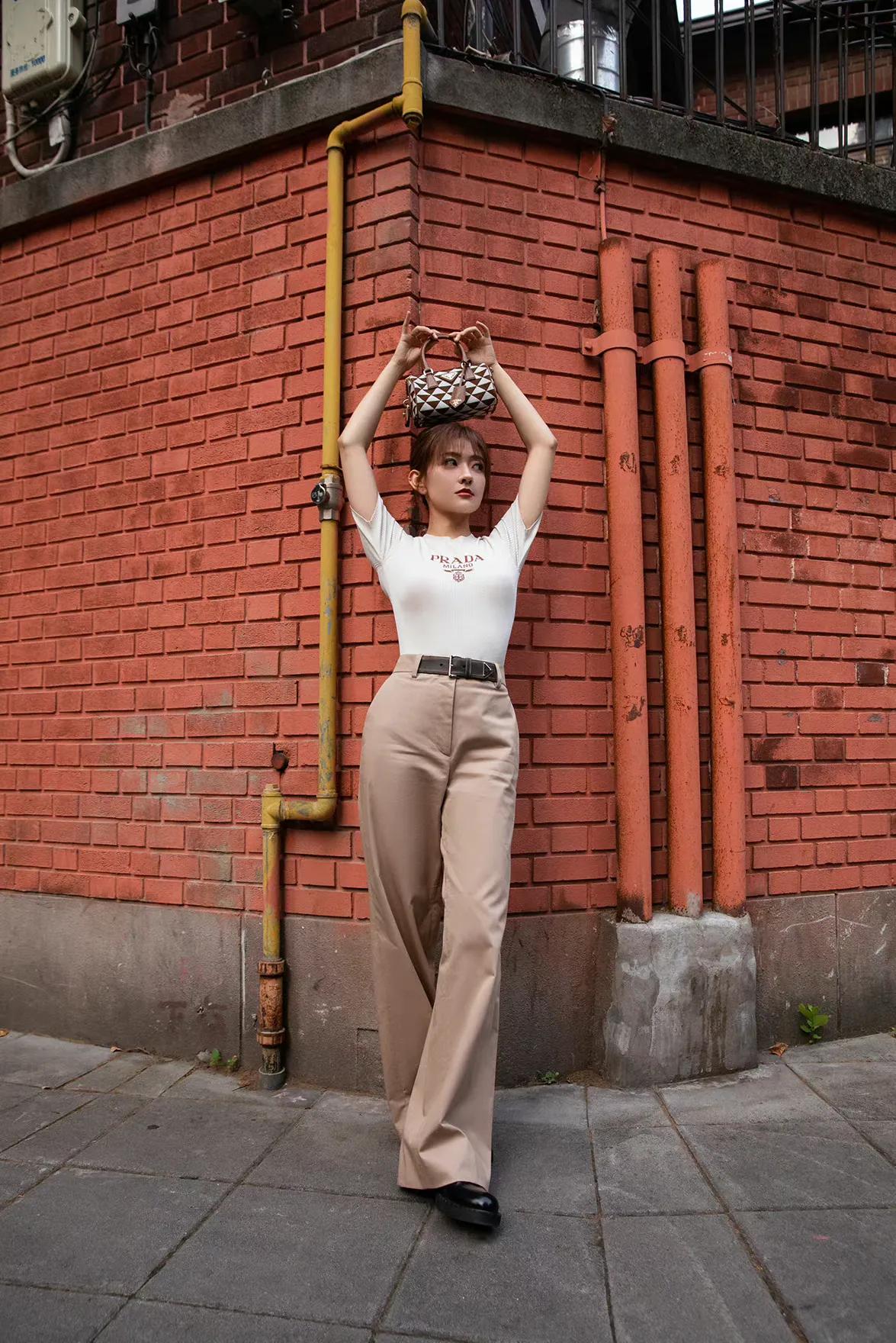 梁洁蜜茶棕发色