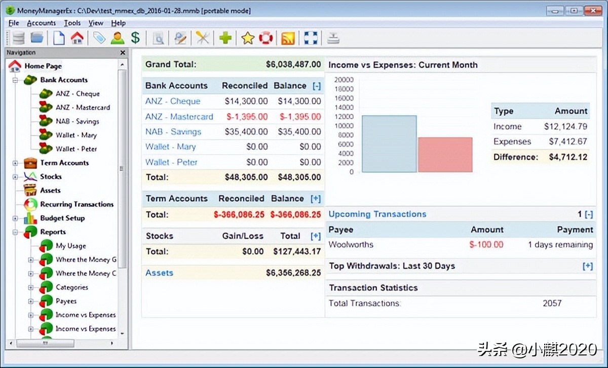 開源免費個人財務管理工具 Money Manager Ex 1.5.14 + x64 中文免費版