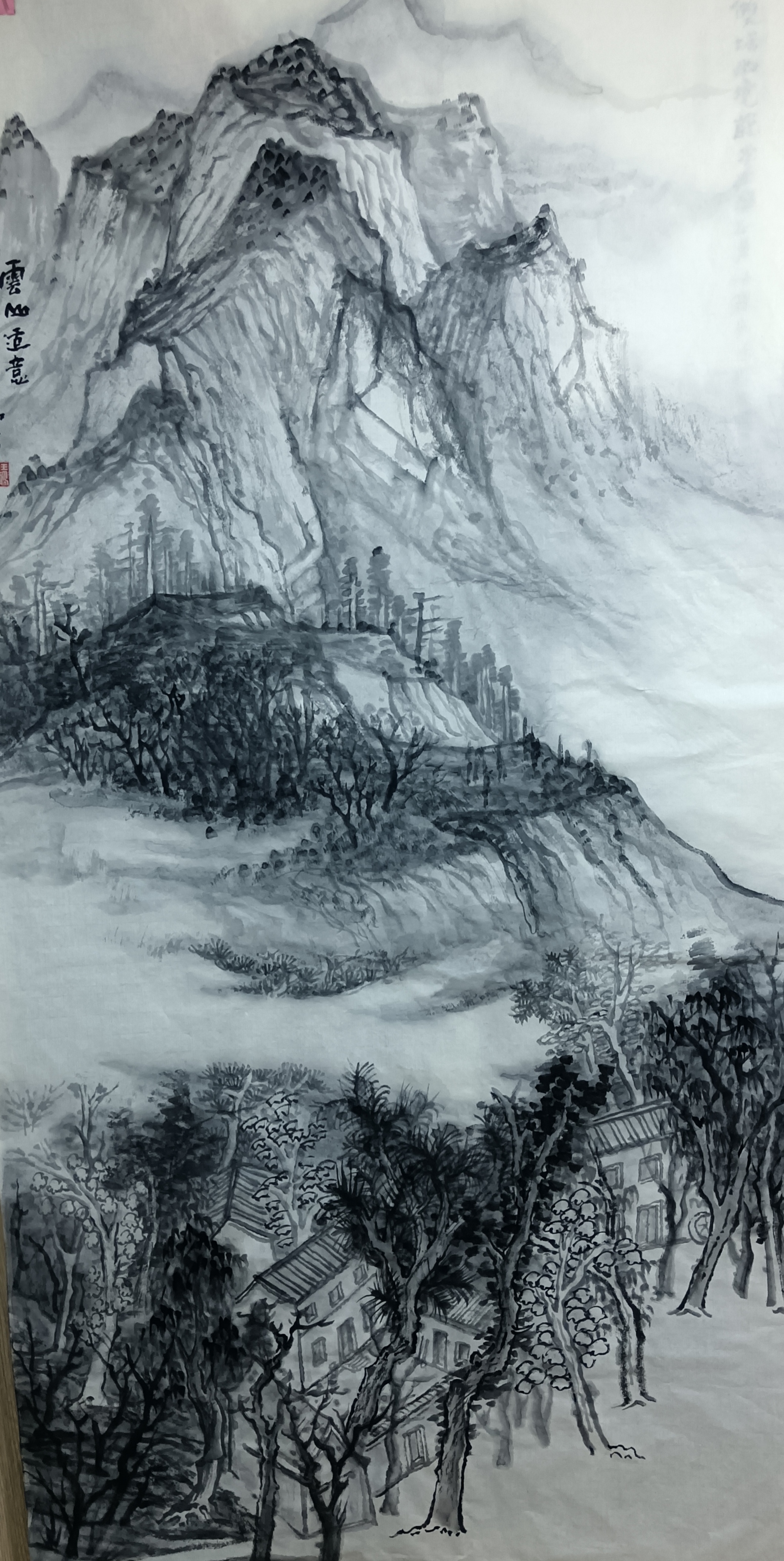 任鹤民国画作品欣赏 作者/铁四师 任鹤民