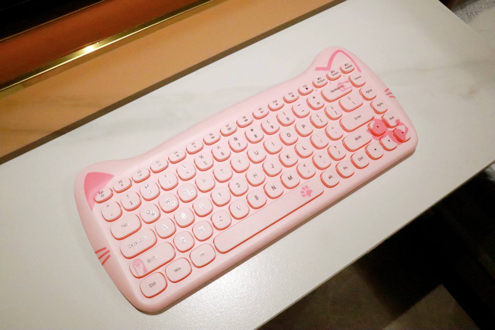 女生最想要的萌萌哒键盘，黑爵3060i无线蓝牙键盘体验