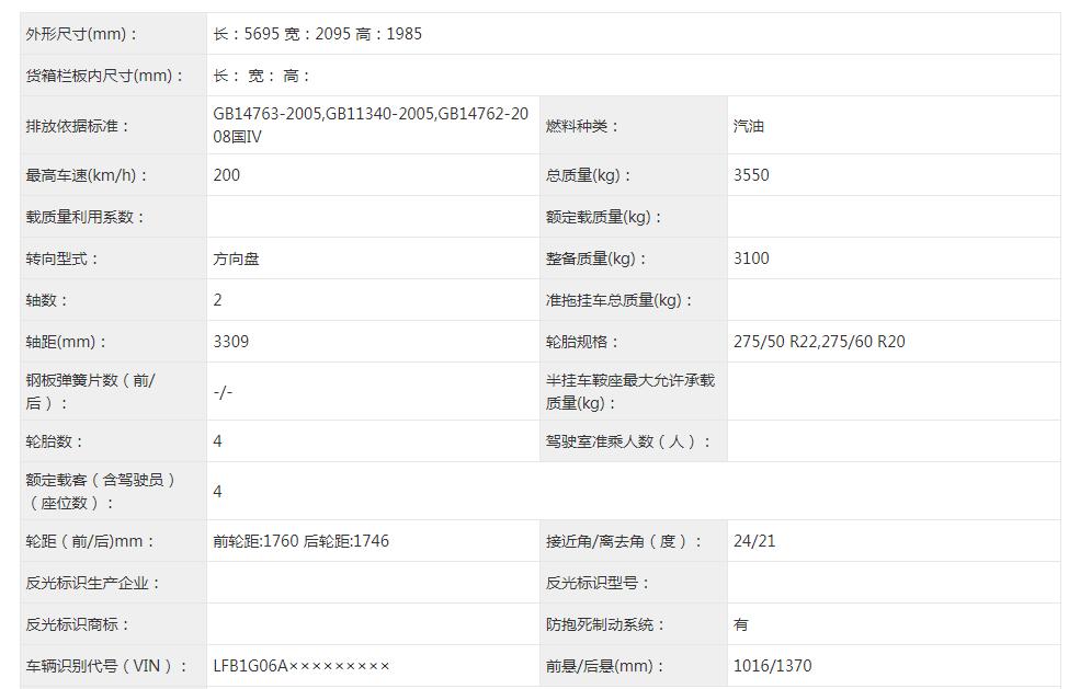 2022年最弱V8发动机？红旗LS7申报信息曝光