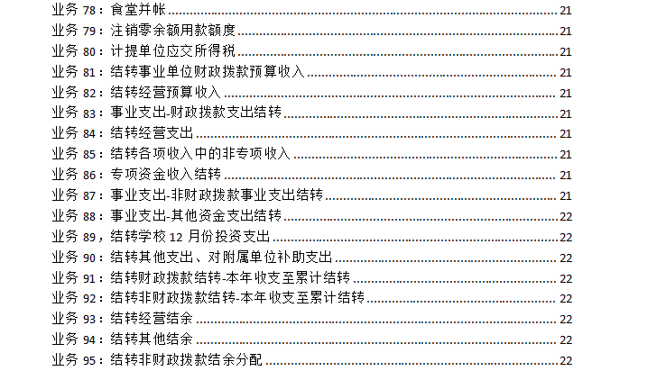 行政事业单位公立学校会计181笔账务处理，简单易懂，太实用了