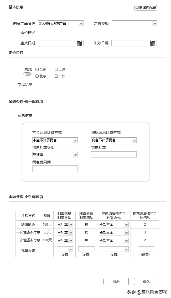 互联网金融系统---金融产品中心