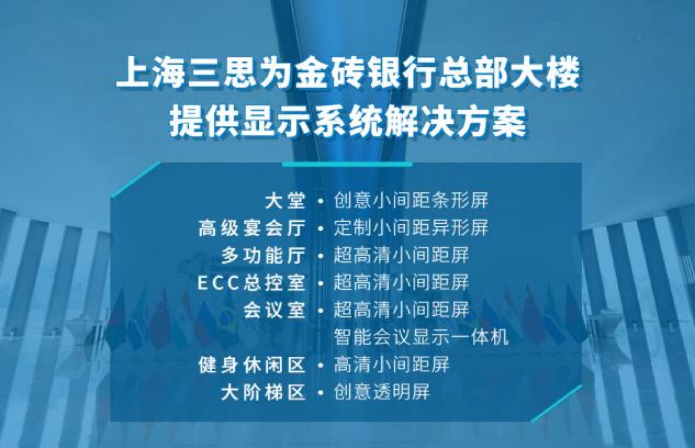 上海三思助力金砖国家新开发银行总部打造国际化空间