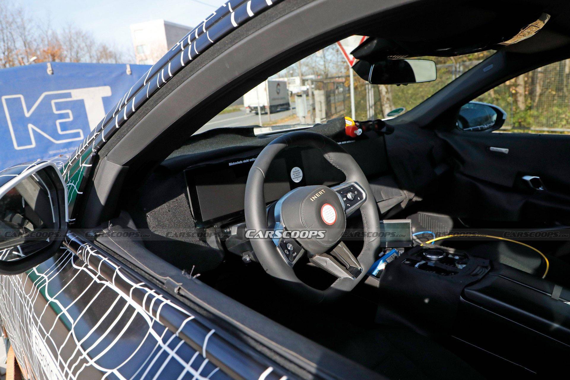 全新BMW i5最新路试谍照曝光 2023年亮相