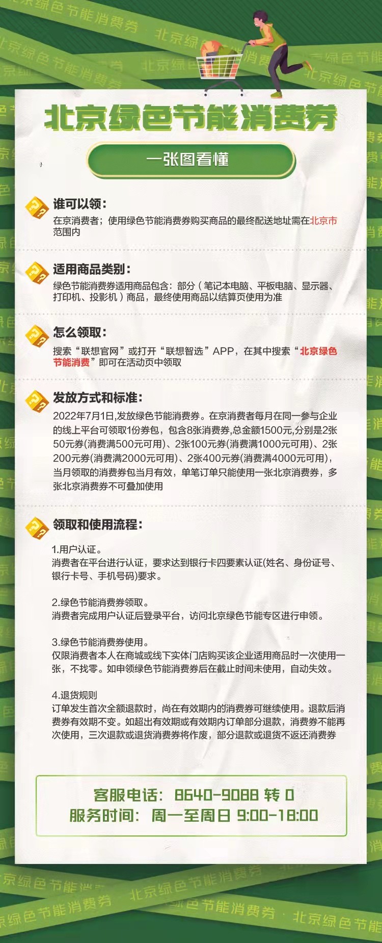 联想发放节能消费券，让消费者履行“低碳”社会责任