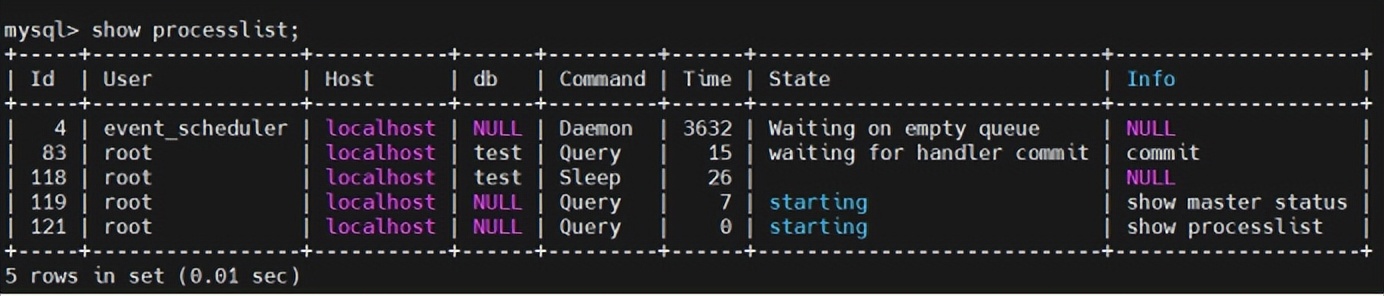 技术分享 | 大事务阻塞 show master status