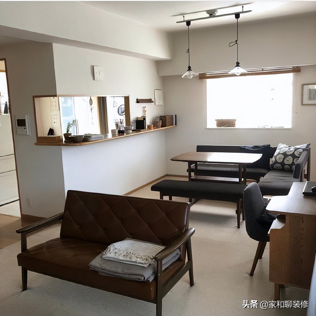 不想要封闭厨房，又怕开放厨房油烟噪音？半开放式厨房更适合你