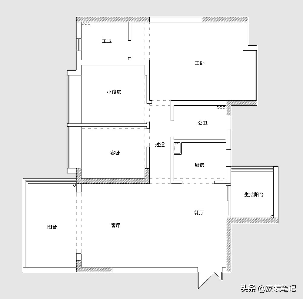 夫妻俩把118㎡三居室，装修美式风，带一些轻奢质感，真的很好看