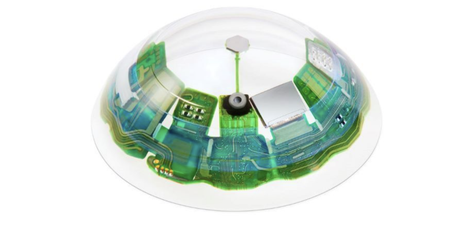 科幻片里的AR智能隐形眼镜已经被制造出来了，配备最密集显示器