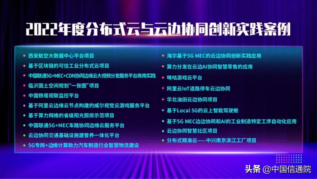 2022云边协同大会线上召开,发布《分布式云发展白皮书》等多项研究成果，启动“云边X”计划